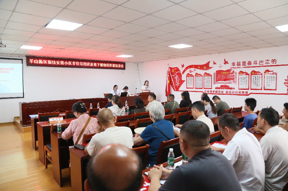 羊山新區銀錢安置小區非住宅用房及地下儲物間處置拍賣會